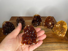 Load image into Gallery viewer, Stunning Citrine Crystal Cluster Geode