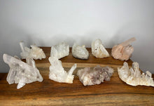 Load image into Gallery viewer, Natural Clear Quartz Crystal Cluster Mineral Specimen Healing