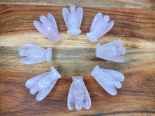 Load image into Gallery viewer, Rose Quartz Crystal Guardian Angel