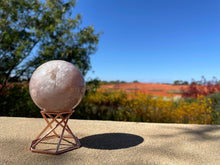 Load image into Gallery viewer, Stunning Pink Amethyst Flower Agate Crystal Sphere
