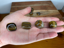 Load image into Gallery viewer, 1pc Tiger Eye Tumbles Stone