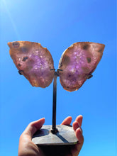 Load image into Gallery viewer, Purple Amethyst Crystal Quartz Butterfly Wings