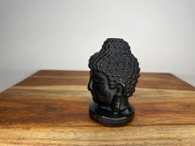 Load image into Gallery viewer, Obsidian Buddha Head Carving Sculpture