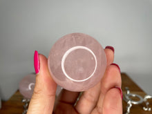 Load image into Gallery viewer, Small Natural Rose Quartz Sphere