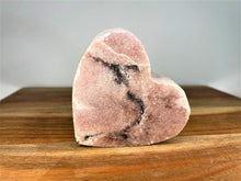 Load image into Gallery viewer, Pink Amethyst Crystal Love Heart