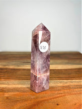 Load image into Gallery viewer, Lavender Rose Quartz Tower Crystal Point