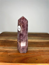 Load image into Gallery viewer, Lavender Rose Quartz Tower Crystal Point