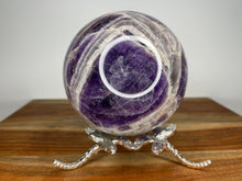 Load image into Gallery viewer, XXL Dream Amethyst Crystal Sphere
