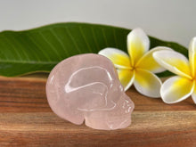 Load image into Gallery viewer, Un-conditional Rose Quartz Skull Carving