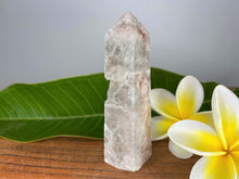 Load image into Gallery viewer, Green Quartz With Flower Agate Crystal Point