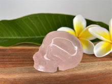 Load image into Gallery viewer, Un-conditional Rose Quartz Skull Carving