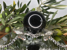 Load image into Gallery viewer, Black Obsidian Crystal Sphere With Banding