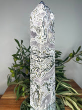 Load image into Gallery viewer, Stunning High Quality Moss Agate Crystal Column Tower