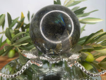 Load image into Gallery viewer, Labradorite Crystal Sphere With Flash