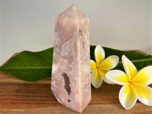 Load image into Gallery viewer, Pink Amethyst Crystal Tower Point With Cave Druzy