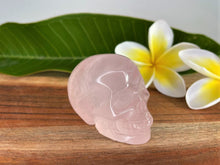 Load image into Gallery viewer, Un-conditional Rose Quartz Skull Carving
