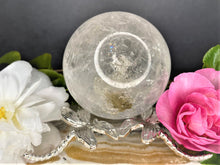 Load image into Gallery viewer, Clear Quartz Sphere With Garden Quartz Inclusion