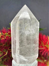 Load image into Gallery viewer, Amplification Clear Quartz Crystal Tower Point