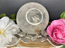 Load image into Gallery viewer, Clear Quartz Sphere With Garden Quartz Inclusion