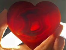 Load image into Gallery viewer, Courage Carnelian Crystal Love Heart