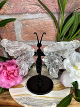 Load image into Gallery viewer, High Quality Transparent Clear Quartz Butterfly Wings