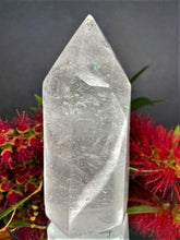 Load image into Gallery viewer, Pure Clear Quartz Crystal Tower Point