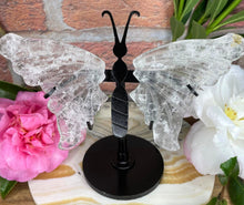 Load image into Gallery viewer, High Quality Transparent Clear Quartz Butterfly Wings