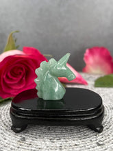 Load image into Gallery viewer, Green Aventurine Unicorn Crystal Carving
