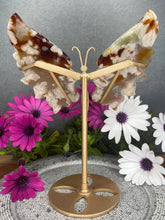 Load image into Gallery viewer, Stunning Flower Agate Crystal Butterfly Wings
