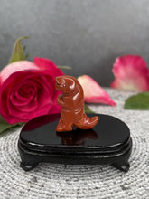 Load image into Gallery viewer, Red Jasper Dinosaur Crystal Carving
