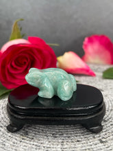 Load image into Gallery viewer, Amazonite Crystal Frog Carving
