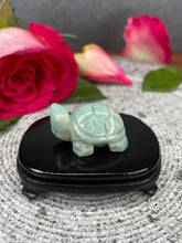 Load image into Gallery viewer, Amazonite Tortoise Crystal Carving
