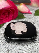 Load image into Gallery viewer, Rose Quartz Crystal Turtle Carving
