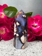 Load image into Gallery viewer, Growth Blue Flower Agate Crystal Tower
