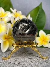 Load image into Gallery viewer, High Quality Pyrite Crystal Sphere
