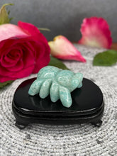 Load image into Gallery viewer, Amazonite Huntsman Spider Crystal Carving
