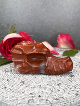 Load image into Gallery viewer, Red Jasper Crystal Dragon Head Carving
