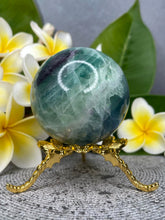 Load image into Gallery viewer, Beautiful Rainbow Fluorite Crystal Sphere Ball
