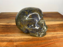 Load image into Gallery viewer, Beautiful Moss Agate Crystal Skull
