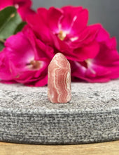 Load image into Gallery viewer, Mini Rhodochrosite Crystal Tower Point
