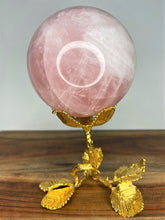 Load image into Gallery viewer, Large Natural Rose Quartz Crystal Sphere
