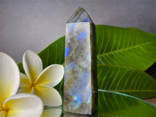 Load image into Gallery viewer, Chakra Healing Labradorite Crystal Tower
