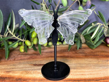 Load image into Gallery viewer, Mini Transparent Clear Quartz Butterfly Wings
