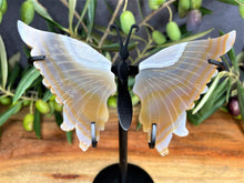 Load image into Gallery viewer, Beautiful Mini Agate Crystal Butterfly Wings
