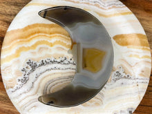 Load image into Gallery viewer, Crystal Agate Moon Stone Carving
