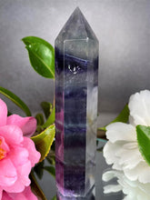 Load image into Gallery viewer, Rainbow Fluorite Crystal Tower Enhance Focus &amp; Clarity
