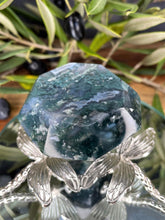 Load image into Gallery viewer, Grounding Moss Agate Crystal Diamond Carving
