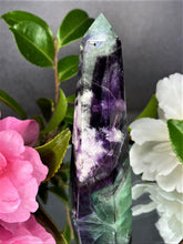 Load image into Gallery viewer, High Quality Snowflake Fluorite Crystal Tower
