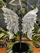 Load image into Gallery viewer, Clarity Clear Quartz Crystal Butterfly Wings
