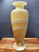 Load image into Gallery viewer, Natural Yellow Calcite Crystal Vase Home Décor
